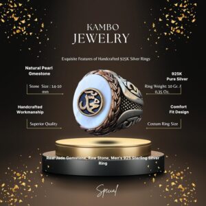 İslami Yüzük - Mohammed Yüzüğü - Gümüş Erkek Yüzüğü - Görsel 2