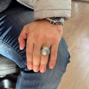 925 Ayar Gümüş Erkek Yüzük, Müslüman Yüzük, Esmaul Husna Yüzüğü - Görsel 7