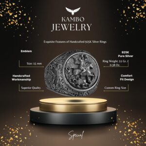 Spartan Yüzük - 925 Ayar Gümüş Yüzük - Savaşçı Yüzük - Görsel 2