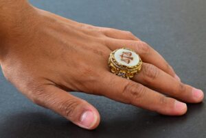 Erkek Sterling Gümüş Yüzük - İnci Taşı - Yüzük (Terazi) - Görsel 6