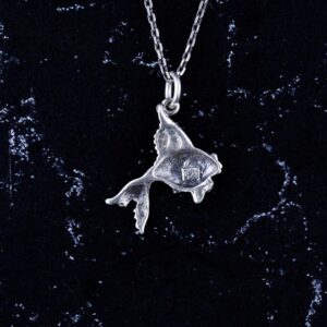 925 Ayar Gümüş Balık Kolye Ucu - El Yapımı Refah ve Akış Sembolü - Görsel 5