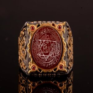 David Yıldızı Yüzüğü, 925 Ayar Gümüş Yüzük - Görsel 6