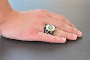 Çift Başlı Kartal Yüzük - 925 Ayar Gümüş Erkek Yüzük - Gümüş Albanian Kartal Takı - Görsel 6