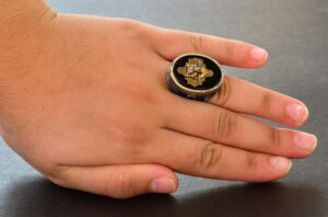 Kurt Yüzüğü, Vahşi Hayat 925 Ayar Gümüş Erkek Büyük Yüzük - Görsel 6