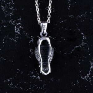 925 Ayar Gümüş Baykuş Kolye Ucu - El Yapımı Bilgelik Sembolü Takı - İnce Detaylar - Baykuş Severler için Hediye - Görsel 4