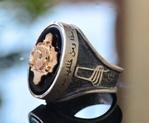 Tılsım Yüzük, Yıldız Yüzük, 925 Ayar Gümüş Erkek Yüzüğü - Görsel 4