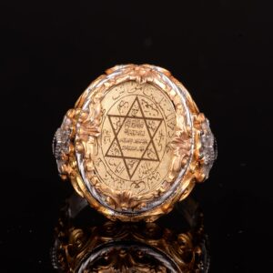 Davud Yıldızı Yüzüğü, El Yapımı Yüzük, 925 Ayar Gümüş Erkek Yüzüğü - Görsel 3