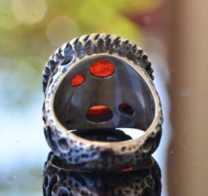 Ayetel Kürsi İslami Yüzük - Gümüş Erkek Yüzüğü - Görsel 6