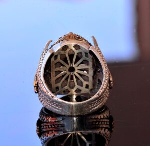 Gerçek Yakut Doğal Taş Yüzük, 16.80 Karat, Pençe Yüzük - Görsel 5