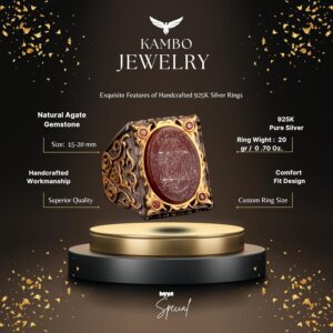 David Yıldızı Yüzüğü, 925 Ayar Gümüş Yüzük - Görsel 2