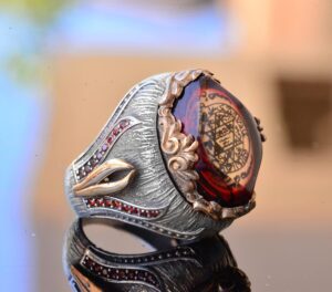 Süleyman Mührü Yüzüğü, Kral Süleyman Yüzüğü, Süleyman Yüzüğü, Arkangel, Kabbalah, Okült, Ayar Gümüş Yüzük - Görsel 4