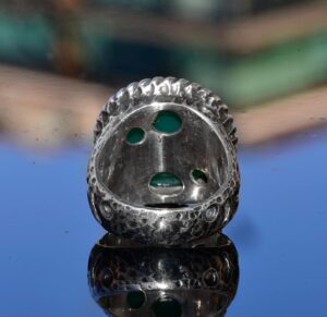 İslami Yüzük, Dini Yüzük, Süleyman Mührü Yüzüğü, Gümüş Yüzük - Görsel 5