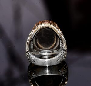 Avustralya Opali Gerçek Doğal Taş Yüzük - 10.00 Karat - Erkek Yüzüğü - 925 Ayar Gümüş Yüzük - Görsel 8