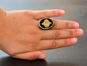 Yıldız ve Hilal Yüzüğü, Malcolm X Yüzüğü, Sterlin Gümüş İslami Erkek Yüzüğü - Görsel 6