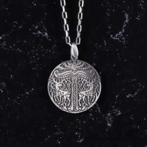 925 Ayar Gümüş Geyik Kolye - Detaylı Tasarım, Doğa İlhamlı Takı, Hayvan Severler Kolyesi - Görsel 4