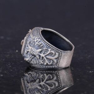 Erkekler için 925 Ayar Gümüş Yüzük, Cesur Sembol Yüzük (Akrep) - Görsel 6