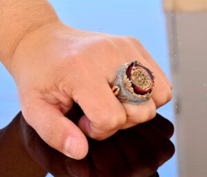 Süleyman Mührü Yüzüğü, Kral Süleyman Yüzüğü, Süleyman Yüzüğü, Arkangel, Kabbalah, Okült, Ayar Gümüş Yüzük - Görsel 6