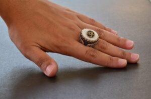 İslami Yüzük - Mohammed Yüzüğü - Gümüş Erkek Yüzüğü - Görsel 6