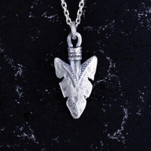 925 Ayar Gümüş Ok Ucu Kolye - Güç ve Koruma Sembolü - El Yapımı Takı Erkekler ve Kadınlar İçin - Maceraperestler için Hediye - Görsel 5