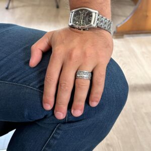 Leonardo Son Akşam Yemeği İsa Yüzük - 925 Ayar Gümüş El Yapımı Yüzük - Görsel 3