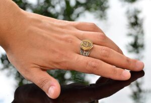 Kurt Başı Yüzüğü, Gümüş Kurt Yüzüğü, 925 Ayar Gümüş Erkek Yüzüğü - Görsel 6