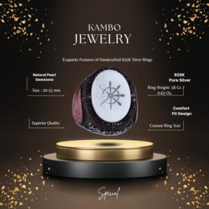 925 Ayar Gümüş El Yapımı Yüzük - Davut Yıldızı Takı (Gemi Dönmesi) - Görsel 2