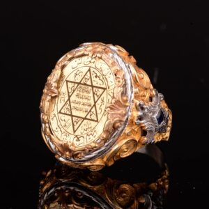 Davud Yıldızı Yüzüğü, El Yapımı Yüzük, 925 Ayar Gümüş Erkek Yüzüğü - Görsel 5