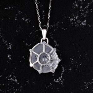 925 Ayar Gümüş Tasarım Kolye Ucu - Burç Kolyeleri - El Yapımı Kolye (Boğa) - Görsel 5