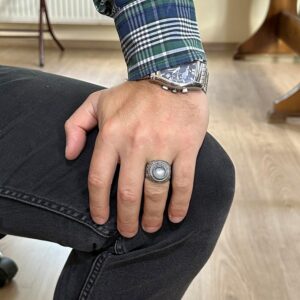 Yılan Burcu Yüzüğü - 925 Ayar Gümüş Yüzük - Görsel 3