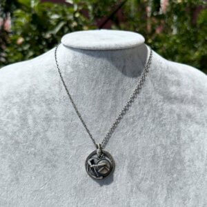 Spartan Savaşçı Kolye - Gotik Kolye - 925 Ayar Gümüş Erkek Madalyon Kolye - Görsel 3