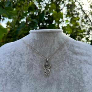 925 Ayar Gümüş Ok Ucu Kolye - Güç ve Koruma Sembolü - El Yapımı Takı Erkekler ve Kadınlar İçin - Maceraperestler için Hediye - Görsel 3