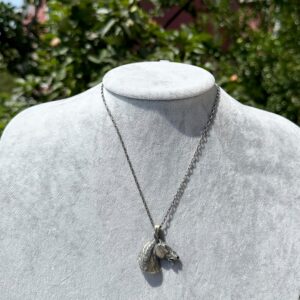 At başı Kolye - 925 Ayar Gümüş Kolye - Görsel 3