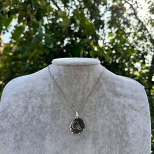 925 Ayar Gümüş Tasarım Kolye Ucu - El Yapımı Kolye (Koç) - Görsel 3