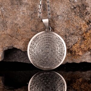 99 Allah İsmi Kolyesi - Gümüş İslami Kolye, Erkekler için Spiritüel Müslüman Takısı - Görsel 2