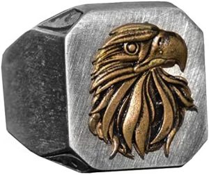 925 Ayar Gümüş Erkek Yüzük - Yüzükler - El Yapımı Yüzük (Kartal) - Görsel 1