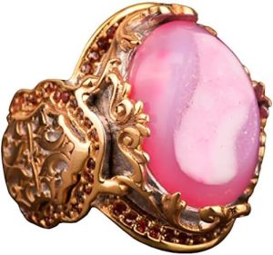 El Yapımı 925 Ayar Gümüş Yüzük Druzy Kuvars Taşı: -