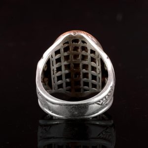 Kambo Cross Ring, Christian Ring, Grim Reaper Ring - Görsel 6