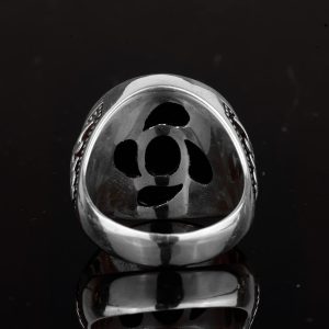 David Yıldızı Yüzüğü, 925 Ayar Gümüş Yüzük, Süleyman Mührü Yüzüğü, Kral Süleyman Yüzüğü - Görsel 6