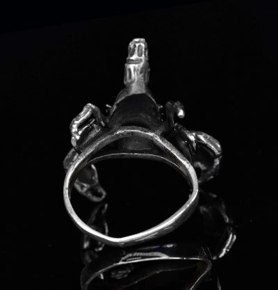 Erkekler için 925 Ayar Gümüş Akrep Yüzük - Cesur ve Farklı Tasarım - Görsel 4