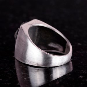 Aslan Yüzüğü, Hayvan Yüzüğü, Leo Yüzüğü, 925 Ayar Gümüş Yüzük, İfadeli Yüzük (Özelleştirilebilir) - Görsel 6