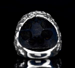 925 Ayar Gümüş Erkek Yüzük, Müslüman Yüzük, İslami Yüzük - Görsel 5