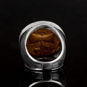 Antik Yunan Yüzüğü, 925 Ayar Gümüş Erkek Yüzüğü - Görsel 7