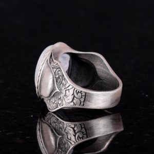 Doğal Taş Yüzük, 925 Ayar Gümüş Yüzük, Amethyst - Görsel 7