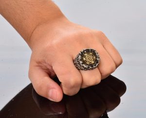 Kutsal Geometri Erkek Yüzüğü, 925 Ayar Gümüş Metatron Küp Tasarımı - Görsel 7