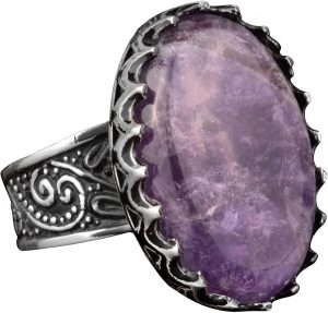 Gerçek Doğal Taş Yüzük, El Yapımı Takı, Büyük Yüzük, 925 Ayar Gümüş Yüzük Erkekler İçin - Görsel 1