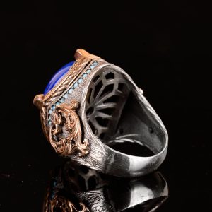 Gerçek Doğal Drusy Kristal Kuvars Taşı Yüzük, 925 Ayar Gümüş Yüzük Erkekler İçin, El Yapımı Erkek Yüzüğü - Görsel 7