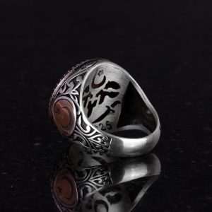 Kral Süleyman Mührü Gümüş Yüzük, 925 Ayar Gümüş, Davud'un Yıldızı Yüzük - Görsel 6