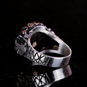 Erkekler İçin İslami Yüzük, 925 Ayar Gümüş Erkek Yüzük (Kişiselleştirilebilir) - Görsel 6