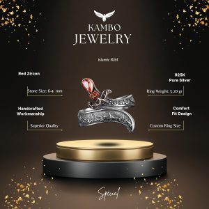 Zulfiqar Kılıcı Tasarımlı 925 Ayar Gümüş Erkek Yüzük - Görsel 6