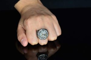 925 Ayar Gümüş Erkek Yüzük, Müslüman Yüzük, İslami Yüzük - Görsel 7